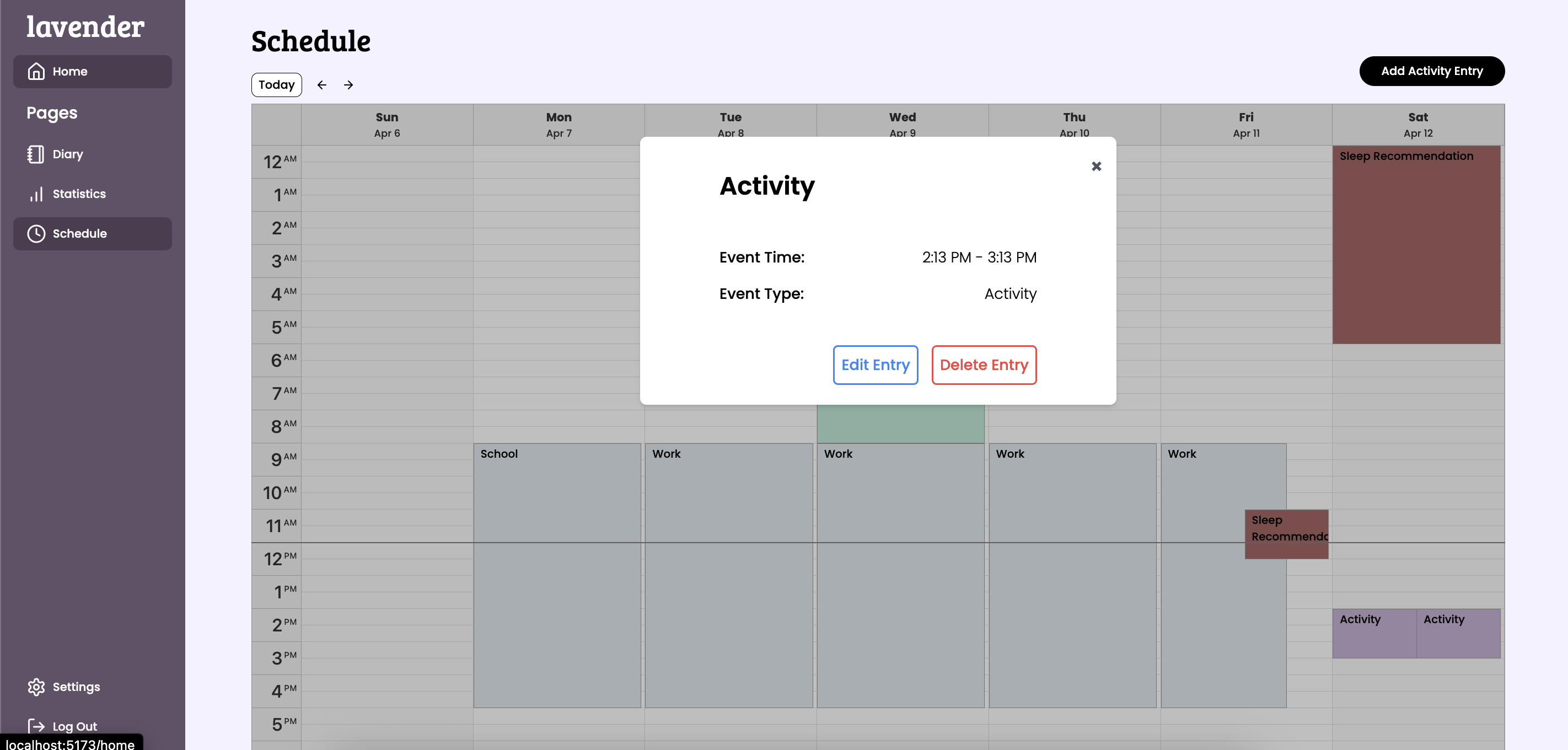 Activity Edit