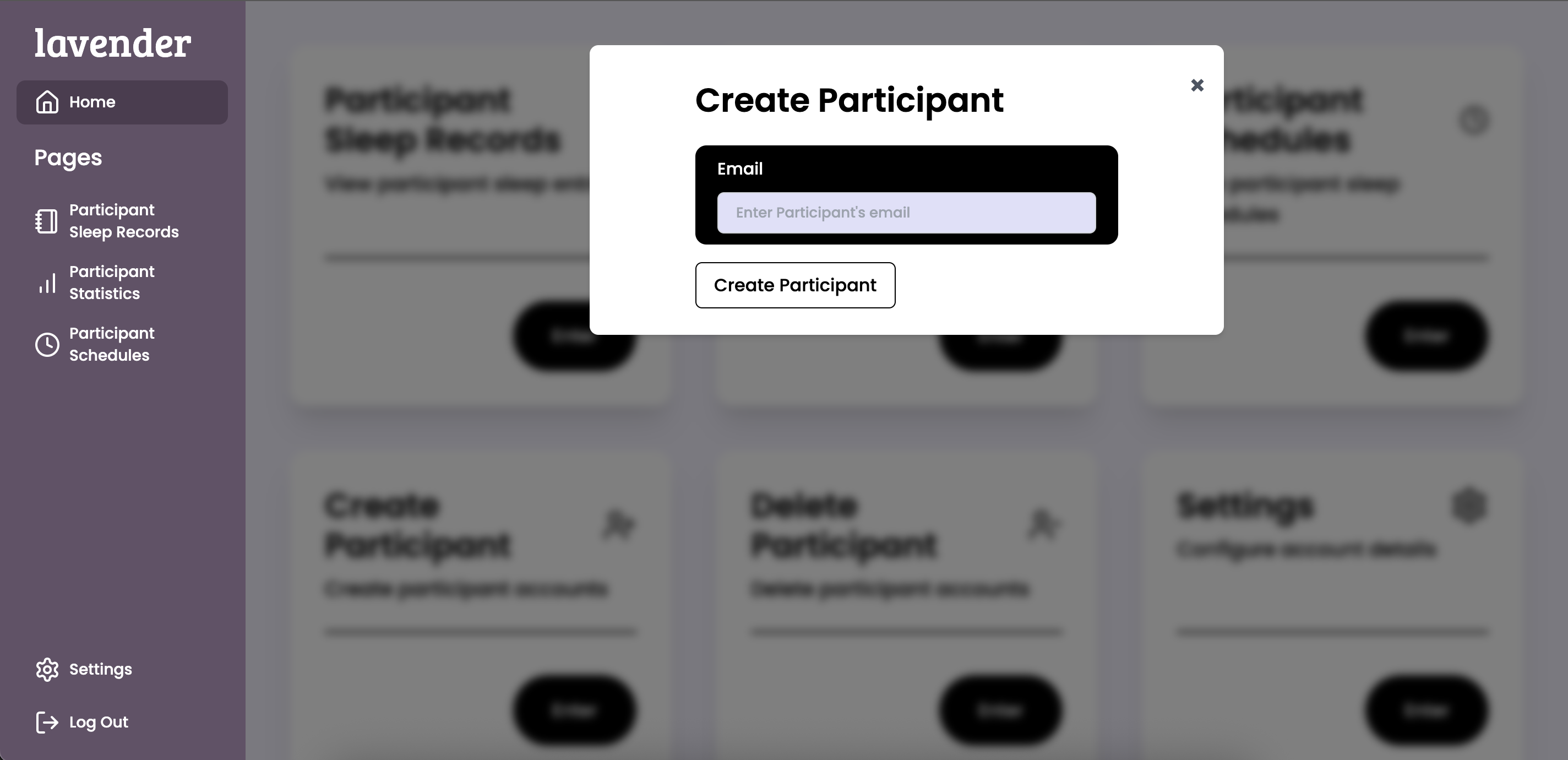 Create Participant